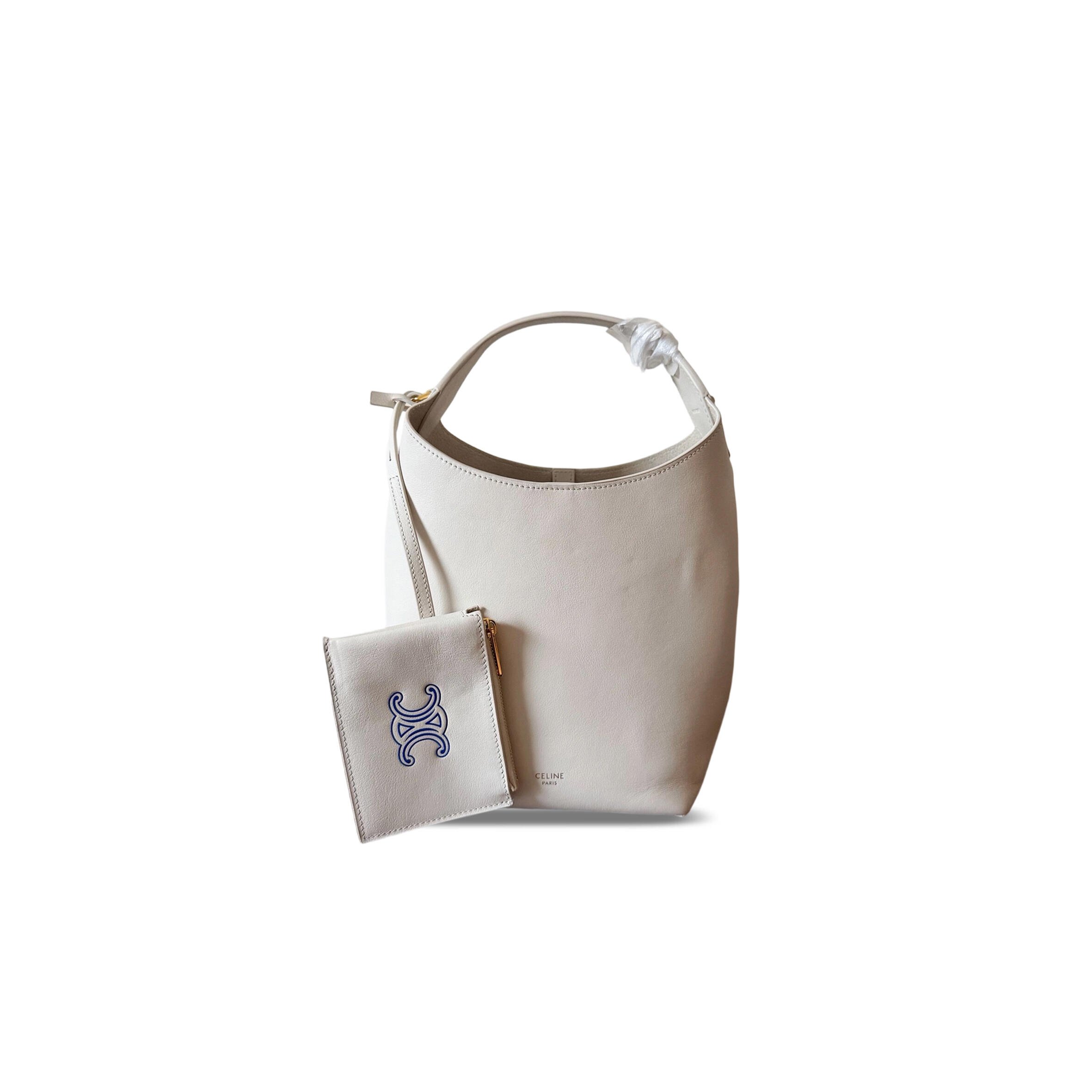 CELINE SMALL HOBO IN SUPPLE SMOOTH CALFSKIN L10133Q71.01RC (19*18*11.5cm)
